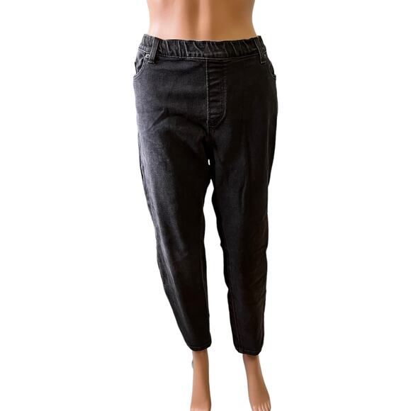 L.L. Bean “Beanflex” Favorite Fit Jeans 18 Petite Skinny Dark Wash Western - Picture 1 of 6